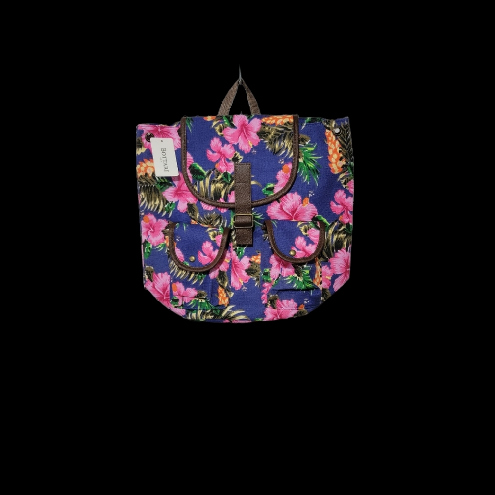 NWT Hibiscus Floral Backpack